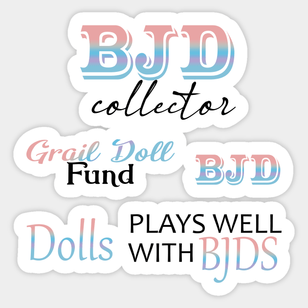 BJD Collector Sticker Pack Sticker by MetaCynth